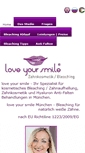 Mobile Screenshot of love-your-smile.de